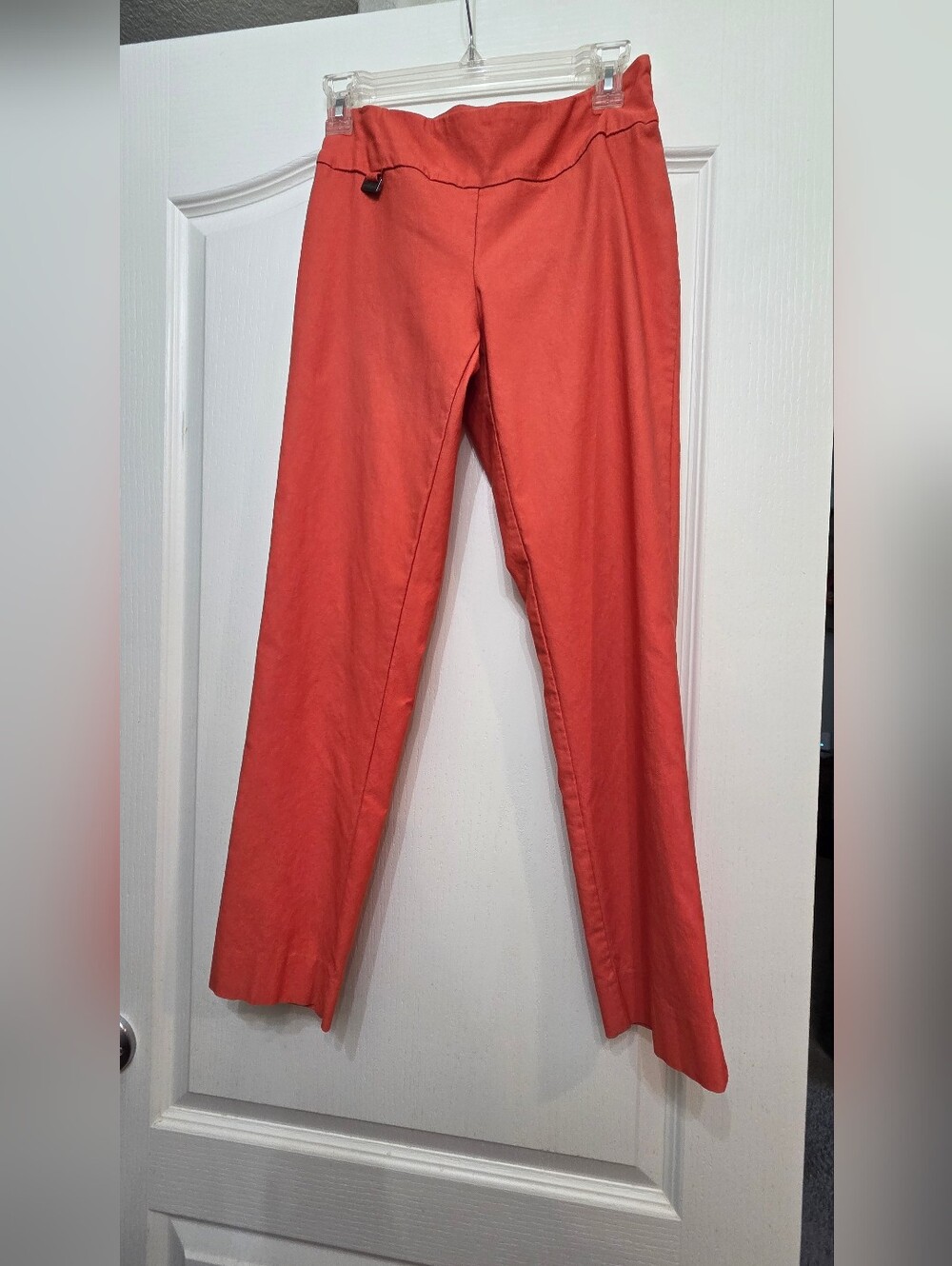 Coral Slim Straight Pants